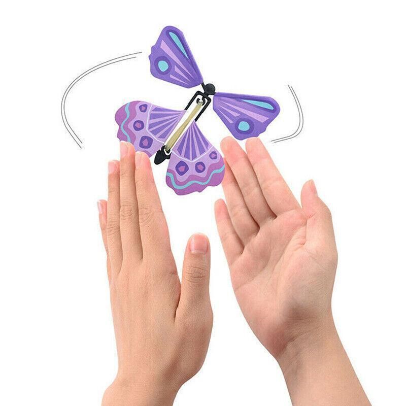 Up To 100X Magic Flying Butterfly Toy Anniversary Greeting Card Birthday Wedding - 10PCS V528-FLYINGBUTTERFLY-10PCS-773015