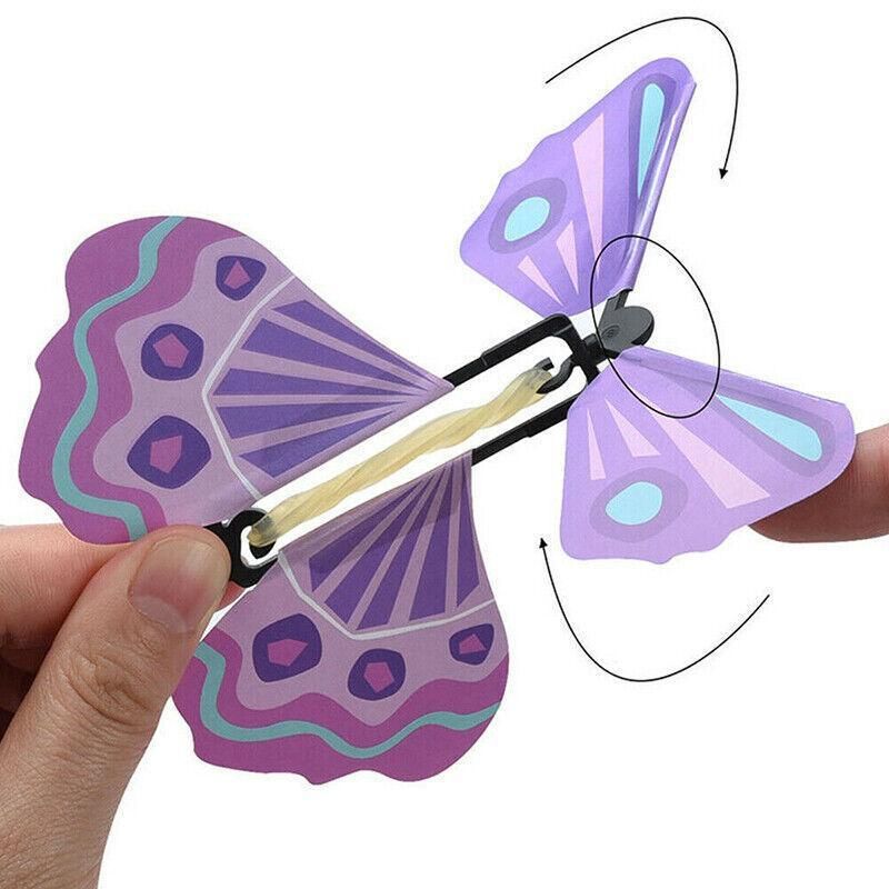 Up To 100X Magic Flying Butterfly Toy Anniversary Greeting Card Birthday Wedding - 10PCS V528-FLYINGBUTTERFLY-10PCS-773015