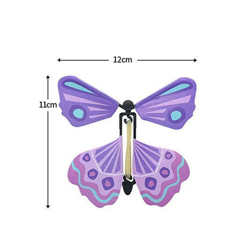 Up To 100X Magic Flying Butterfly Toy Anniversary Greeting Card Birthday Wedding - 10PCS V528-FLYINGBUTTERFLY-10PCS-773015