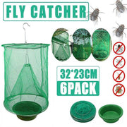 6PCS Reusable Hanging Fly Trap Net Cage Insect Catcher for Garden Farm Outdoor Use V528-FLYTRAPINSECT-6PCS-720049