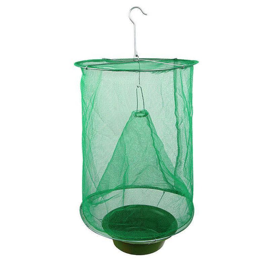 6PCS Reusable Hanging Fly Trap Net Cage Insect Catcher for Garden Farm Outdoor Use V528-FLYTRAPINSECT-6PCS-720049