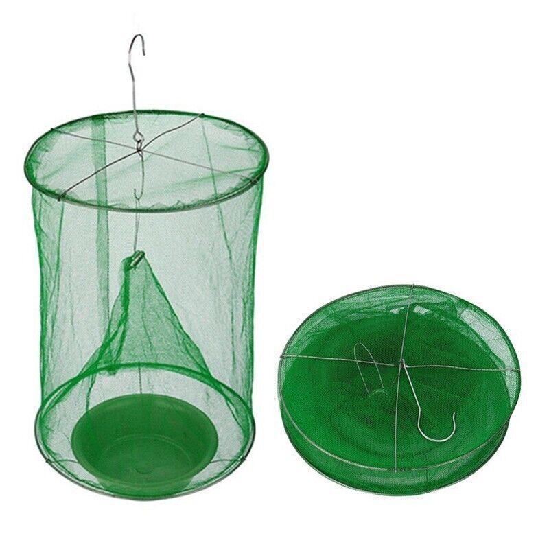 6PCS Reusable Hanging Fly Trap Net Cage Insect Catcher for Garden Farm Outdoor Use V528-FLYTRAPINSECT-6PCS-720049