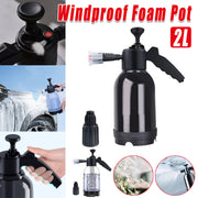 2L Car Wash Foam Sprayer Hand Held Pump Wash Spray Bottle Snow Foam Detailing - White V528-FOAM-WATERING-CAN-WHITE-978775