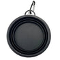 Collapsible Silicone Pet Bowl for Cat Dog Portable Food and Water Feeder - Black V528-FOLDABLEPETBOWL-BLACK-720852