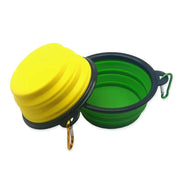 Collapsible Silicone Pet Bowl for Cat Dog Portable Food and Water Feeder - Black V528-FOLDABLEPETBOWL-BLACK-720852