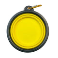 Collapsible Silicone Pet Bowl for Cat Dog Portable Food and Water Feeder - Yellow V528-FOLDABLEPETBOWL-YELLOW-711929