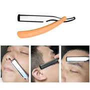 Old Shaver Razor Eyebrow Knife Folding Manual Shaver Holder Home Salon Tool Au - Blue+10PCS Blades V528-FOLDABLERAZOR-BLUE-334597