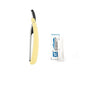 Old Shaver Razor Eyebrow Knife Folding Manual Shaver Holder Home Salon Tool Au - Yellow+10PCS Blades V528-FOLDABLERAZOR-YELLOW-146766