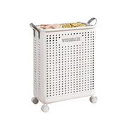 Folding Portable Laundry Basket Multifunctional Storage for Bathroom Household - M-Beige V528-FOLDING-BASKET-M-BEIGE-368480