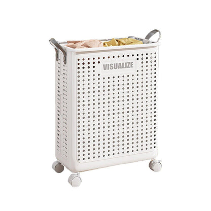 Folding Portable Laundry Basket Multifunctional Storage for Bathroom Household - M-Beige V528-FOLDING-BASKET-M-BEIGE-368480