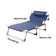Multifunctional Recliner Folding Bed Lounge Chair for Lunch Break Relaxation V528-FOLDING-BED-75CM-659070