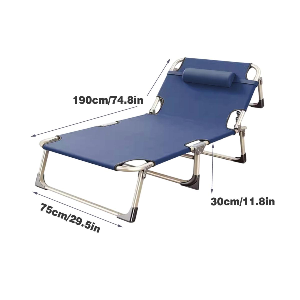 Multifunctional Recliner Folding Bed Lounge Chair for Lunch Break Relaxation V528-FOLDING-BED-75CM-659070