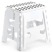 Portable Folding Plastic Stool Lightweight Collapsible Chair for Outdoor Travel - Blue V528-FOLDING-BLUE-250266
