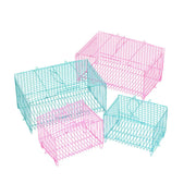Small Bird Transport Collapsible Cage Travel Pet Carrier Portable Folding Cage - L V528-FOLDING-CAGE-L-10PCS-730538