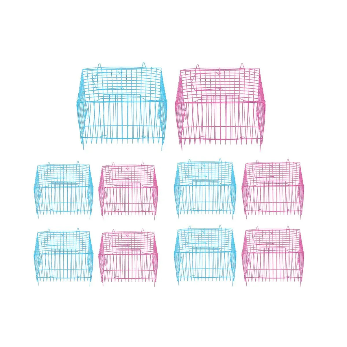 Small Bird Transport Collapsible Cage Travel Pet Carrier Portable Folding Cage - S V528-FOLDING-CAGE-S-10PCS-352587