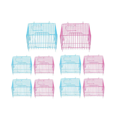 Small Bird Transport Collapsible Cage Travel Pet Carrier Portable Folding Cage - S V528-FOLDING-CAGE-S-10PCS-352587