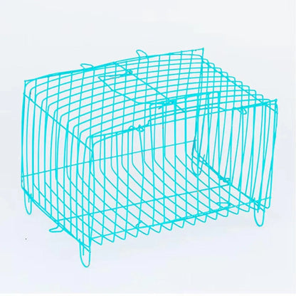 Small Bird Transport Collapsible Cage Travel Pet Carrier Portable Folding Cage - S V528-FOLDING-CAGE-S-10PCS-352587