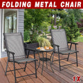 Outdoor Folding Chair Metal Portable Patio Balcony Chair with Backrest Sub Chair V528-FOLDING-CHAIR-368174
