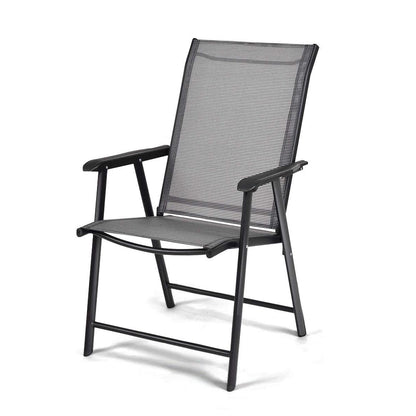 Outdoor Folding Chair Metal Portable Patio Balcony Chair with Backrest Sub Chair V528-FOLDING-CHAIR-368174
