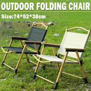 Outdoor Folding Chair Portable Camping Seat Compact Foldable Chair for Picnic - Black V528-FOLDING-CHAIR-BLACK-L-957382