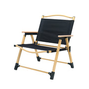 Outdoor Folding Chair Portable Camping Seat Compact Foldable Chair for Picnic - Black V528-FOLDING-CHAIR-BLACK-L-957382