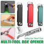 Multifunctional Folding Knife Case Opener Portable Bottle Opener EDC Tool Kit - Green V528-FOLDING-KNIFE-GREEN-331261