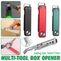 Multifunctional Folding Knife Case Opener Portable Bottle Opener EDC Tool Kit - Red V528-FOLDING-KNIFE-RED-823563