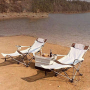Outdoor Folding Recliner Portable Beach Camping Chair for Sitting and Lying V528-FOLDING-LOUNGE-CHAIR-621154