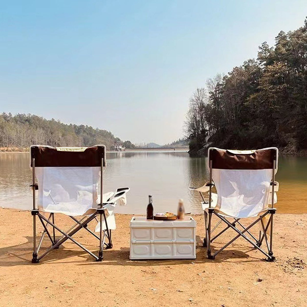 Outdoor Folding Recliner Portable Beach Camping Chair for Sitting and Lying V528-FOLDING-LOUNGE-CHAIR-621154