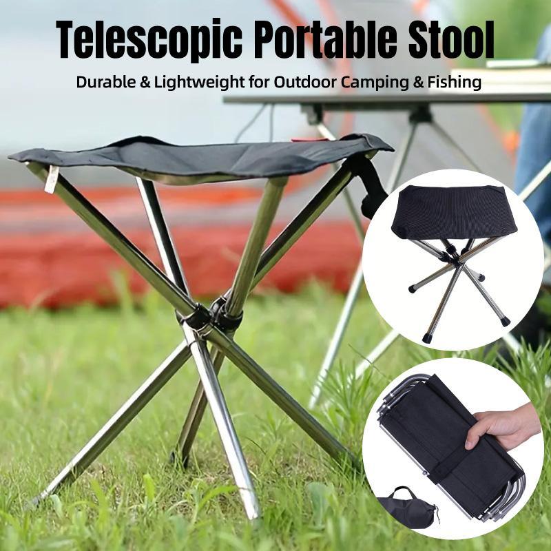 Portable Outdoor Telescopic Folding Stool Camping Chair Fishing Seat Lightweight V528-FOLDING-STOOL-973236