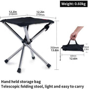 Portable Outdoor Telescopic Folding Stool Camping Chair Fishing Seat Lightweight V528-FOLDING-STOOL-973236
