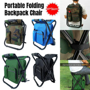 Portable Outdoor Folding Chair Oxford Small Stool for Fishing Camping Hiking - Blue V528-FOLDING-STOOL-CAMOUFLAGE-292226