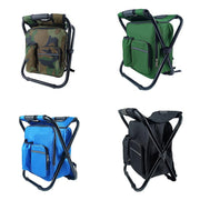 Portable Outdoor Folding Chair Oxford Small Stool for Fishing Camping Hiking - Blue V528-FOLDING-STOOL-CAMOUFLAGE-292226