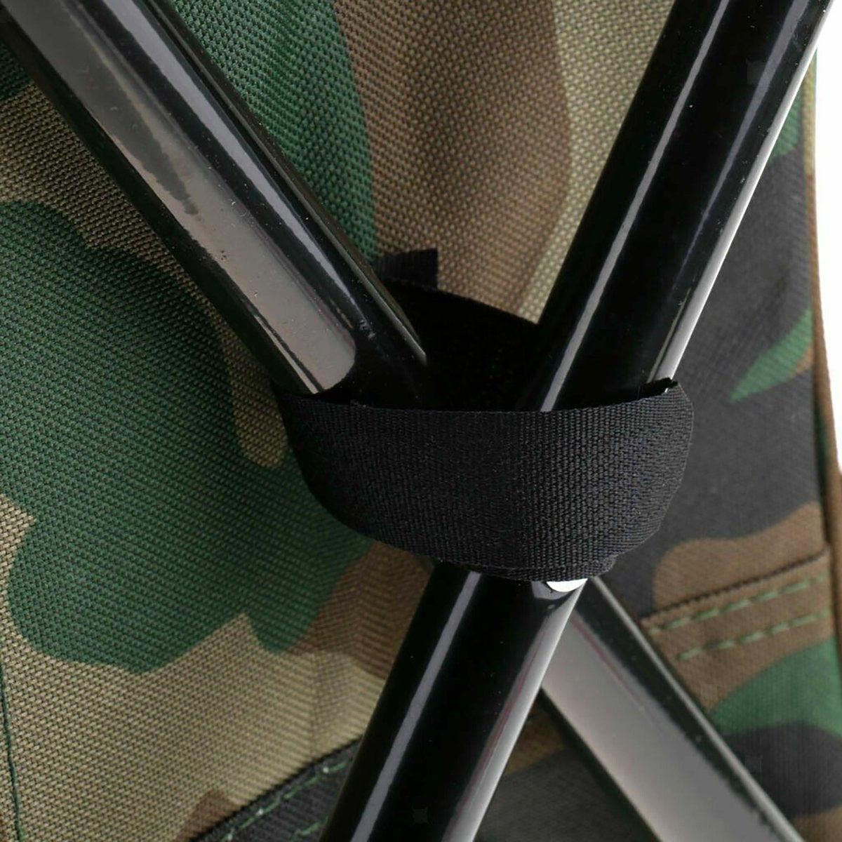 Portable Outdoor Folding Chair Oxford Small Stool for Fishing Camping Hiking - Blue V528-FOLDING-STOOL-CAMOUFLAGE-292226