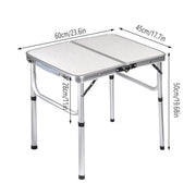 Portable Folding Table Outdoor Picnic Camping Barbecue Lightweight Travel Desk V528-FOLDING-TABLE-60-45CM-655477