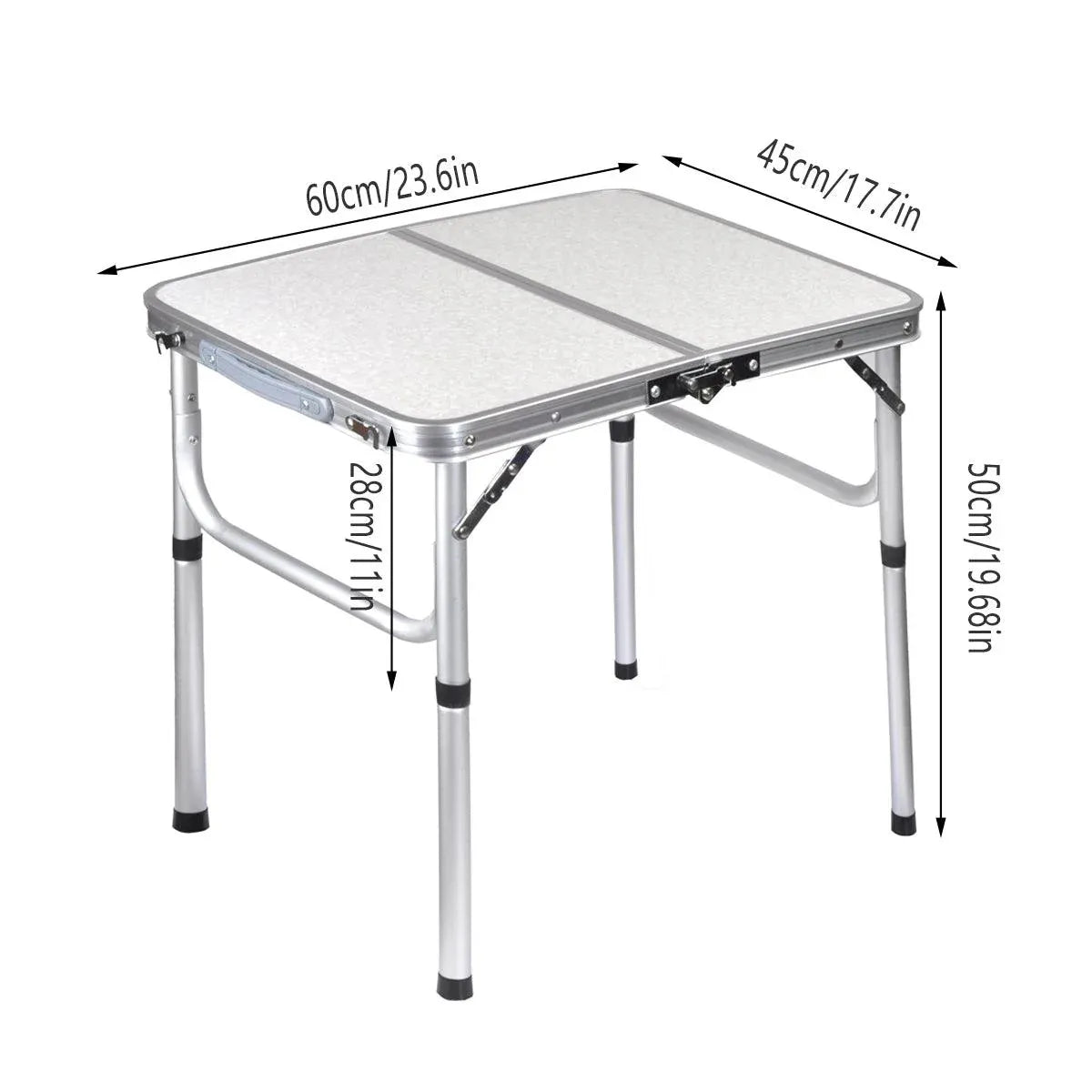 Portable Folding Table Outdoor Picnic Camping Barbecue Lightweight Travel Desk V528-FOLDING-TABLE-60-45CM-655477