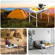 Portable Folding Table Outdoor Picnic Camping Barbecue Lightweight Travel Desk V528-FOLDING-TABLE-60-45CM-655477