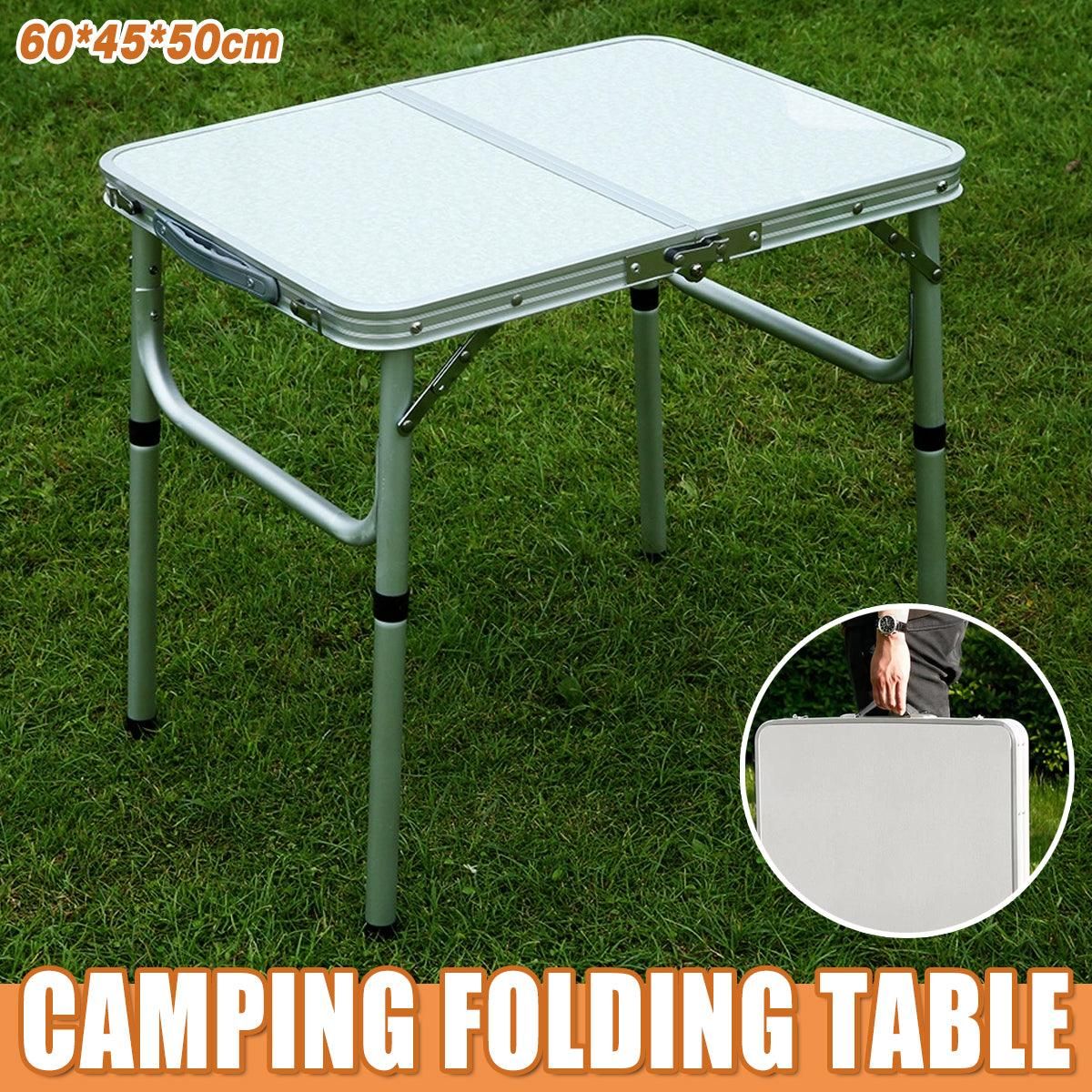 Portable Folding Table Outdoor Picnic Camping Barbecue Lightweight Travel Desk V528-FOLDING-TABLE-60-45CM-655477