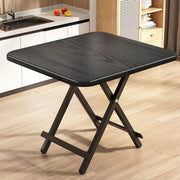 Folding Dining Table Model Portable Simple Household Table Compact Space Saving V528-FOLDING-TABLE-BLACK-834958