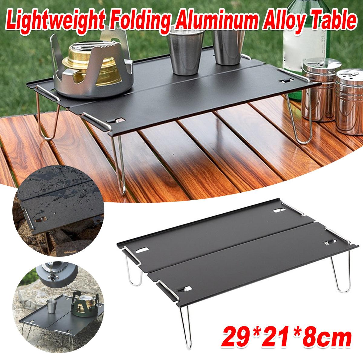 Aluminium Alloy Folding Table Portable Outdoor Camping Picnic Multifunctional V528-FOLDING-TABLE-BLACK-920507