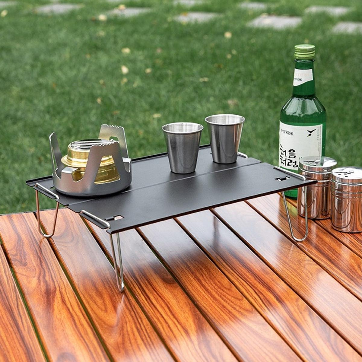 Aluminium Alloy Folding Table Portable Outdoor Camping Picnic Multifunctional V528-FOLDING-TABLE-BLACK-920507
