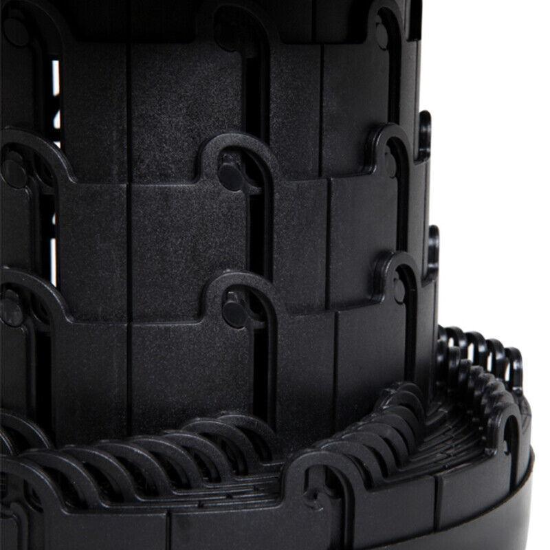 Folding Stool Seat Portable Retractable Telescopic Camping Fishing Travel Chair V528-FOLDINGSTOOL-BLACK-745210
