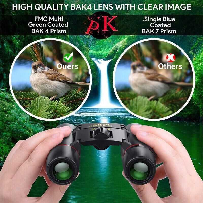 Day Night Vision Binoculars 30 X 60 Outdoor Travel Folding Telescope V528-FOLDINGTELESCOPE-807845