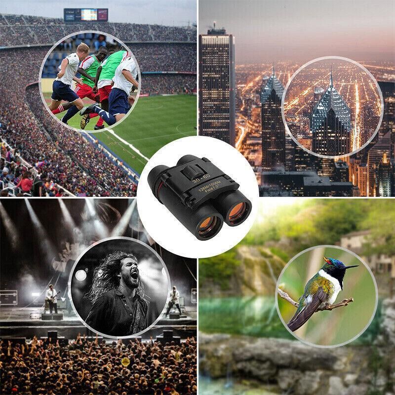Day Night Vision Binoculars 30 X 60 Outdoor Travel Folding Telescope V528-FOLDINGTELESCOPE-807845