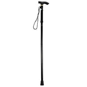 Folding Walking Stick Travel Cane Adjustable Height 82 to 92cm Aluminium Anti Slip - Silver V528-FOLDINGWALKINGSTICK-SILVER-718190
