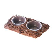 Resin Landscaping Reptiles Bowl Feeder Feeding Water Terrarium Bowls Geckos Dish - Single V528-FOOD-BOWL-SINGLE-449579