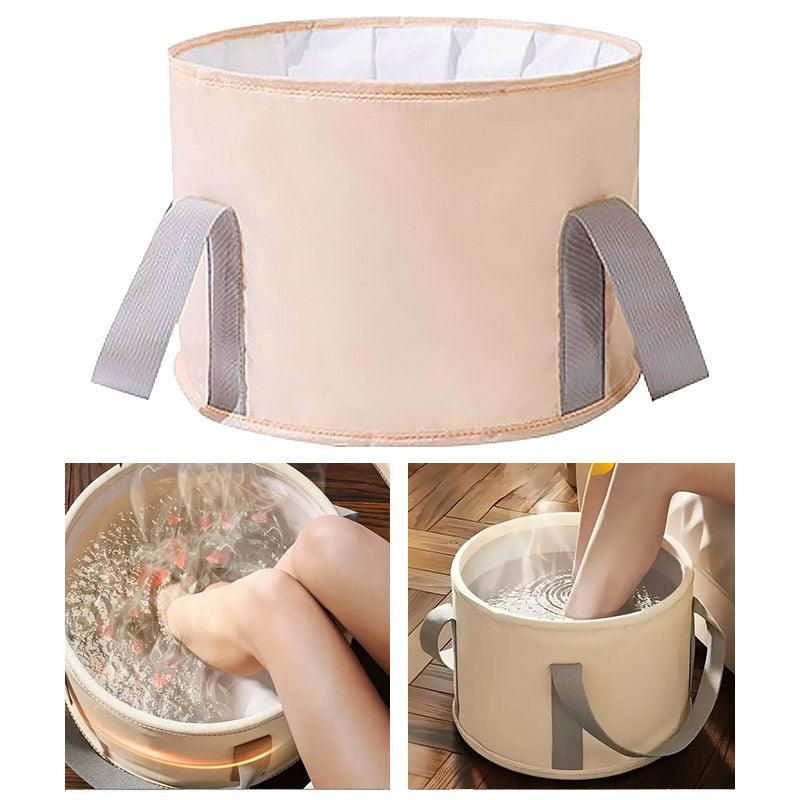 Collapsible Foot Soak Bucket Portable Insulated Foot Soak Bag for Relaxation V528-FOOT-BATH-BUCKET-593339