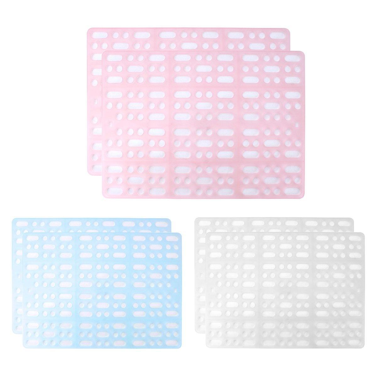2pcs Rabbit Foot Mat Large Plastic Cage Mat for Guinea Pig Pet Cage Accessories - Blue V528-FOOT-PAD-BLUE-2PCS-680425