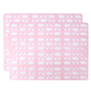 2pcs Rabbit Foot Mat Large Plastic Cage Mat for Guinea Pig Pet Cage Accessories - Blue V528-FOOT-PAD-BLUE-2PCS-680425