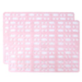 2pcs Rabbit Foot Mat Large Plastic Cage Mat for Guinea Pig Pet Cage Accessories - Pink V528-FOOT-PAD-PINK-2PCS-223120